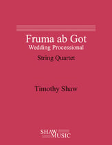 Fruma ab Got (Wedding Processional) String Quartet P.O.D. cover